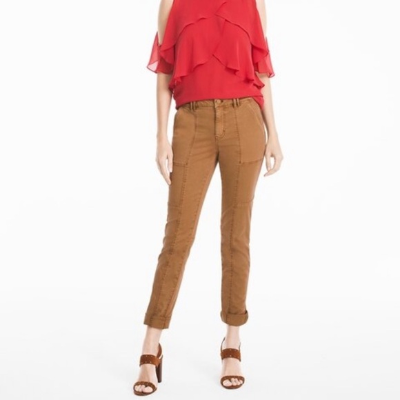 WHBM The Straight Crop in Sandalwood - Picture 1 of 9